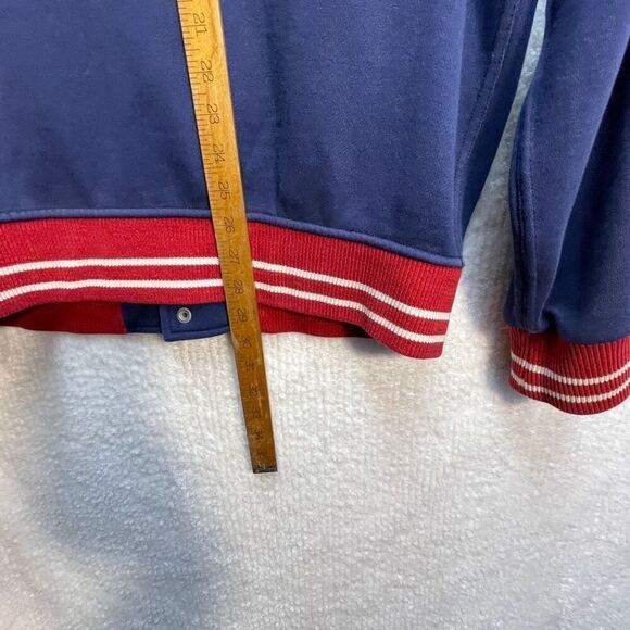 Ralph Lauren Multicolor Letterman Polo New York Fleece Varsity Jacket Large - Picture 10 of 11